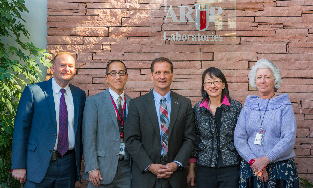 Congressman Stewart Learns About LDTs and Impact of FDA Regulation During a Tour of ARUP