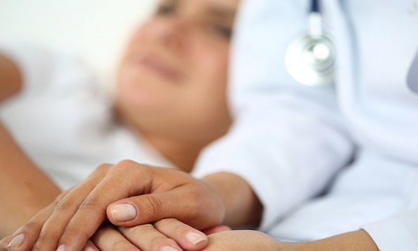 Image of female patient with doctor