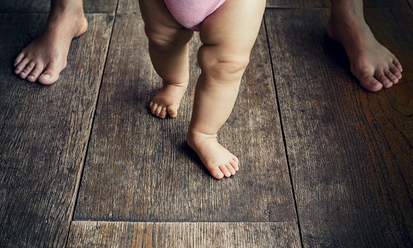 Image of Baby Walking to illustrate NIPT test