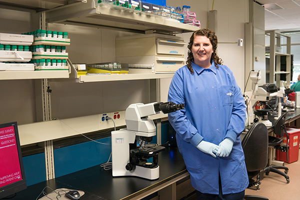 Madison Sant, in the PAFT Lab.