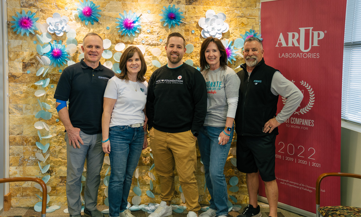 From left to right: Ray Hussey, Nancy Hussey, Nick Shober, Linda Shober, and Bob Shober