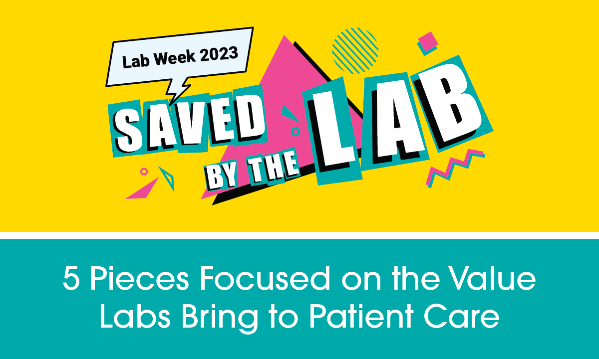 Lab Week 2023 logo Saved by the Lab