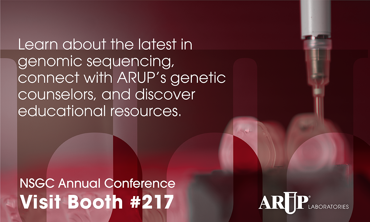 Learn about the latest in genomic sequencing, connect with ARUP’s genetic counselors, and discover educational resources.