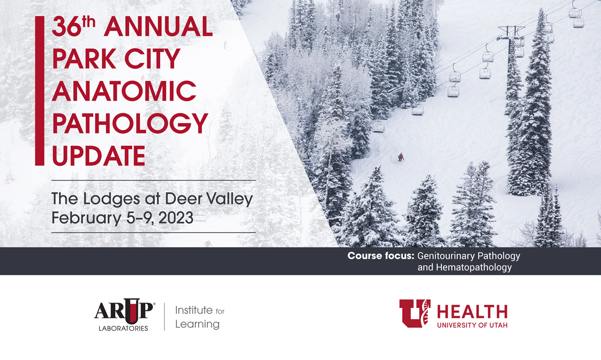 Photo illustration for the 36th Annual Park City Anatomic Pathology Update