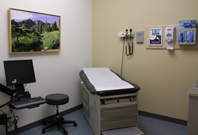 Exam Room at the ARUP Family Health Clinic