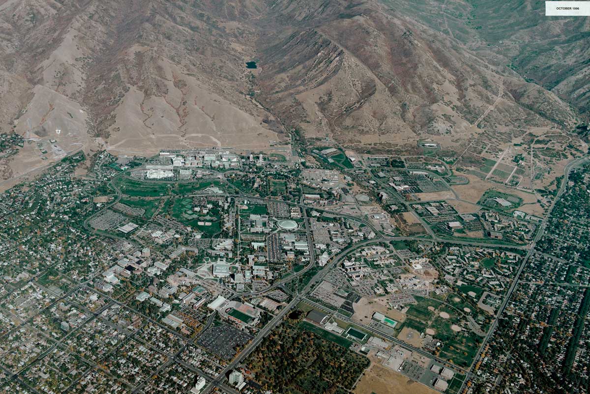 Aerial view of research park