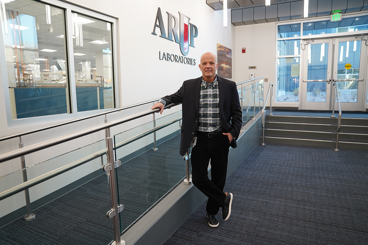 CEO Andy Theurer in an ARUP facility