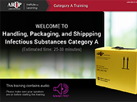 Handing, Packaging, and Shipping Infectious Substances Category A